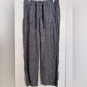 Patagonia Hemp Island Pants - Hemp + Cotton Blend - Navy Weave - 6 Short